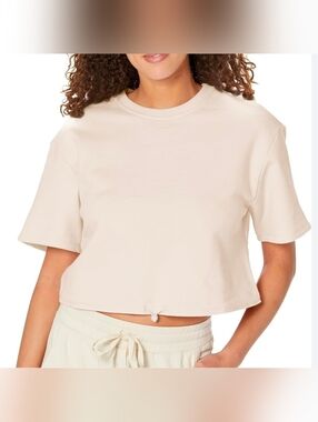 UGG Women's Teagen Style Antique Cropped Crewneck Tee SzS